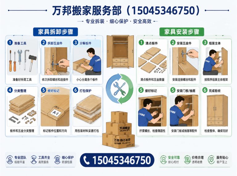通河县家具拆装展示图